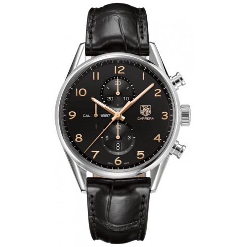 Tag Heuer Carrera Black Dial Calibre 1887 Men's Watch CAR2014-FC6235